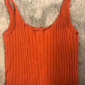 Dark Orange Tank Top 🍊